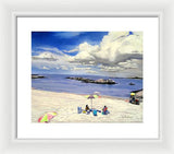 First Beach Newport Rhode Island - Framed Print