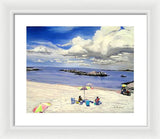 First Beach Newport Rhode Island - Framed Print