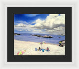 First Beach Newport Rhode Island - Framed Print