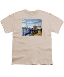 Fishing Dock Martha's Vineyard Massachusetts - Youth T-Shirt