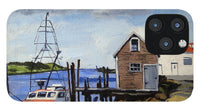 Fishing Dock Martha's Vineyard Massachusetts - Phone Case