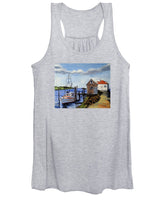 Fishing Dock Martha's Vineyard Massachusetts - Women's Tank Top