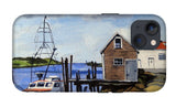Fishing Dock Martha's Vineyard Massachusetts - Phone Case
