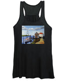 Fishing Dock Martha's Vineyard Massachusetts - Women's Tank Top