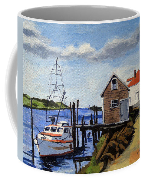 Fishing Dock Martha's Vineyard Massachusetts - Mug