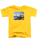 Fishing Dock Martha's Vineyard Massachusetts - Toddler T-Shirt