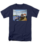 Fishing Dock Martha's Vineyard Massachusetts - Men's T-Shirt  (Regular Fit)