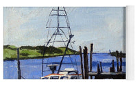 Fishing Dock Martha's Vineyard Massachusetts - Yoga Mat