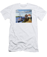 Fishing Dock Martha's Vineyard Massachusetts - T-Shirt