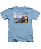 Fishing Dock Martha's Vineyard Massachusetts - Kids T-Shirt