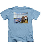 Fishing Dock Martha's Vineyard Massachusetts - Kids T-Shirt