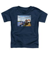 Fishing Dock Martha's Vineyard Massachusetts - Toddler T-Shirt