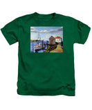 Fishing Dock Martha's Vineyard Massachusetts - Kids T-Shirt