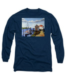 Fishing Dock Martha's Vineyard Massachusetts - Long Sleeve T-Shirt