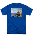 Fishing Dock Martha's Vineyard Massachusetts - Men's T-Shirt  (Regular Fit)