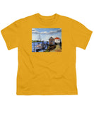 Fishing Dock Martha's Vineyard Massachusetts - Youth T-Shirt