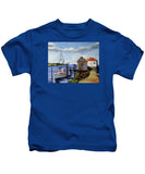 Fishing Dock Martha's Vineyard Massachusetts - Kids T-Shirt