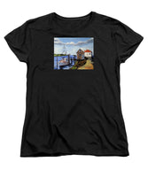 Fishing Dock Martha's Vineyard Massachusetts - Women's T-Shirt (Standard Fit)