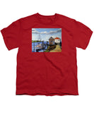 Fishing Dock Martha's Vineyard Massachusetts - Youth T-Shirt