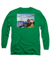 Fishing Dock Martha's Vineyard Massachusetts - Long Sleeve T-Shirt