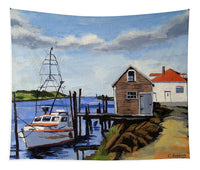Fishing Dock Martha's Vineyard Massachusetts - Tapestry