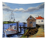 Fishing Dock Martha's Vineyard Massachusetts - Tapestry