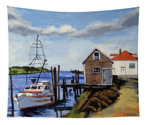 Fishing Dock Martha's Vineyard Massachusetts - Tapestry