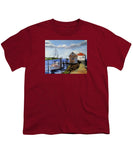 Fishing Dock Martha's Vineyard Massachusetts - Youth T-Shirt
