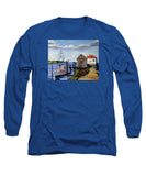 Fishing Dock Martha's Vineyard Massachusetts - Long Sleeve T-Shirt