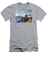 Fishing Dock Martha's Vineyard Massachusetts - T-Shirt
