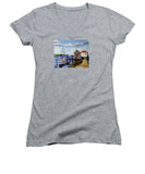 Fishing Dock Martha's Vineyard Massachusetts - Women's V-Neck