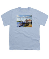 Fishing Dock Martha's Vineyard Massachusetts - Youth T-Shirt