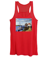 Fishing Dock Martha's Vineyard Massachusetts - Women's Tank Top