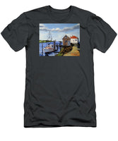 Fishing Dock Martha's Vineyard Massachusetts - T-Shirt