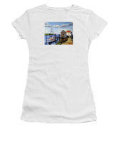 Fishing Dock Martha's Vineyard Massachusetts - Women's T-Shirt