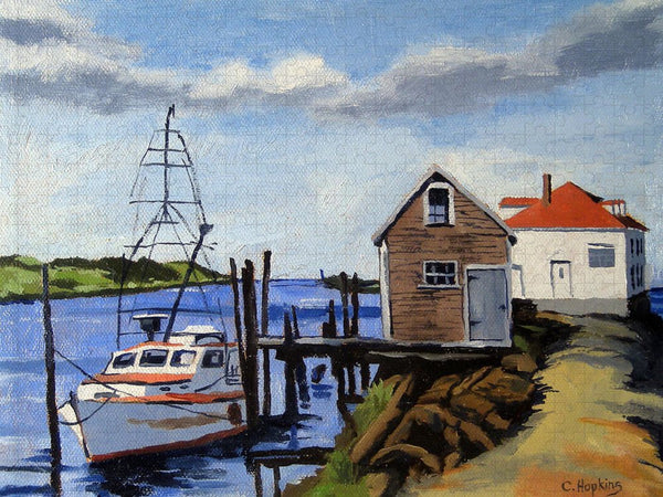Fishing Dock Martha's Vineyard Massachusetts - Puzzle