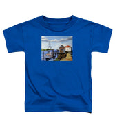 Fishing Dock Martha's Vineyard Massachusetts - Toddler T-Shirt