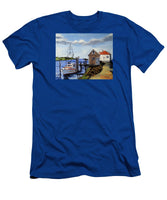Fishing Dock Martha's Vineyard Massachusetts - T-Shirt