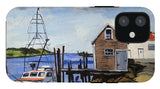 Fishing Dock Martha's Vineyard Massachusetts - Phone Case