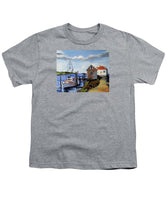 Fishing Dock Martha's Vineyard Massachusetts - Youth T-Shirt