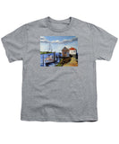 Fishing Dock Martha's Vineyard Massachusetts - Youth T-Shirt