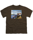 Fishing Dock Martha's Vineyard Massachusetts - Youth T-Shirt