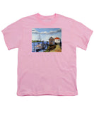 Fishing Dock Martha's Vineyard Massachusetts - Youth T-Shirt