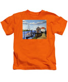 Fishing Dock Martha's Vineyard Massachusetts - Kids T-Shirt