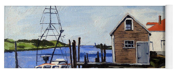 Fishing Dock Martha's Vineyard Massachusetts - Yoga Mat