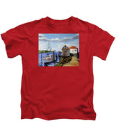 Fishing Dock Martha's Vineyard Massachusetts - Kids T-Shirt