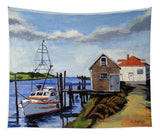 Fishing Dock Martha's Vineyard Massachusetts - Tapestry