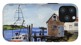 Fishing Dock Martha's Vineyard Massachusetts - Phone Case