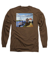 Fishing Dock Martha's Vineyard Massachusetts - Long Sleeve T-Shirt
