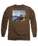 Fishing Dock Martha's Vineyard Massachusetts - Long Sleeve T-Shirt